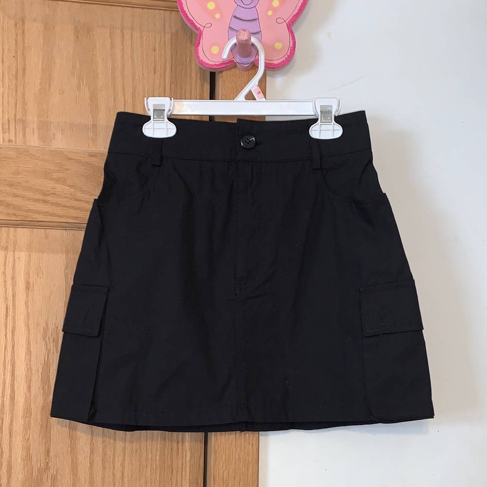 NWT Mini Black Cargo Skirt